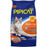 Areia Sanitária Pipicat Multicat - 12 kg