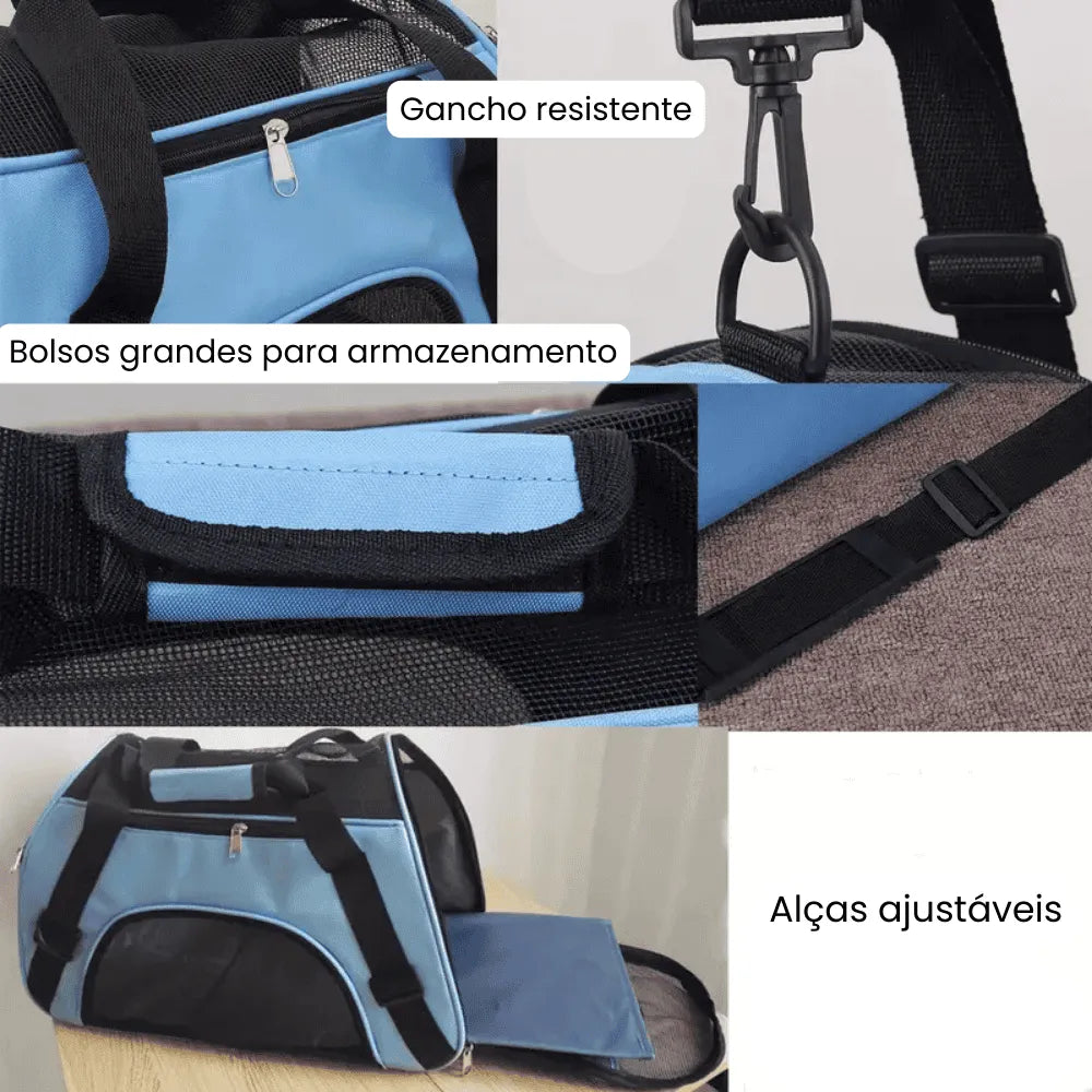 Bolsa de Transporte Arejada para Gatos - Grande