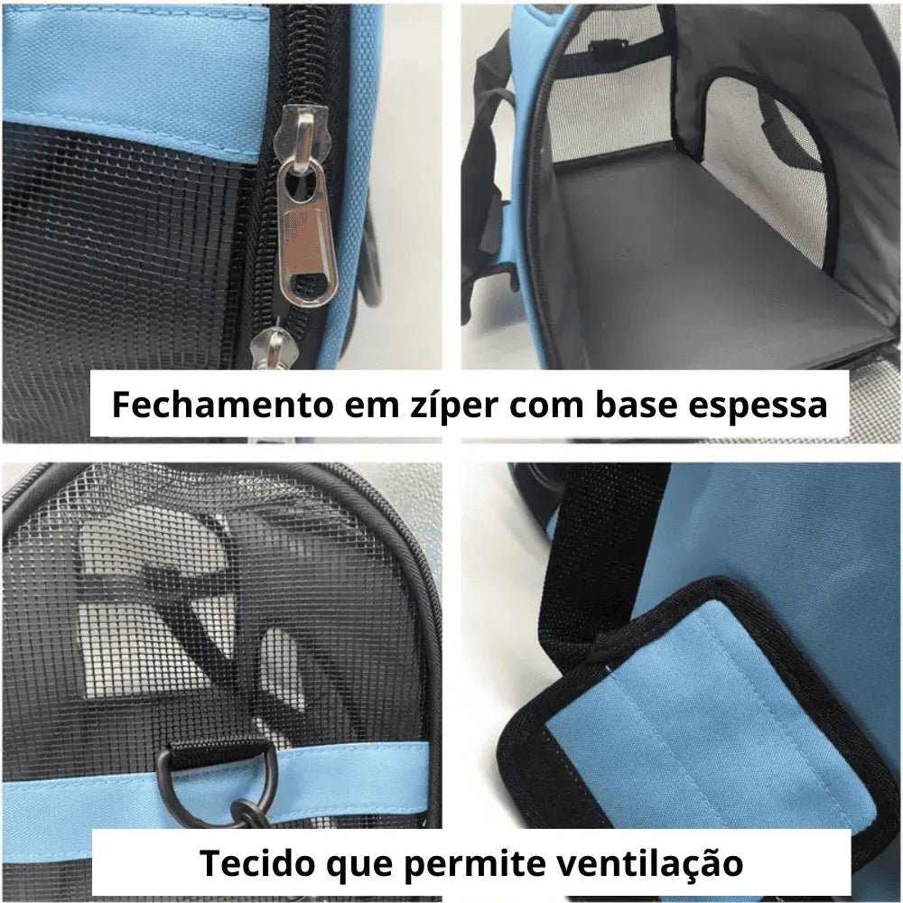 Bolsa de Transporte Arejada para Gatos - Grande