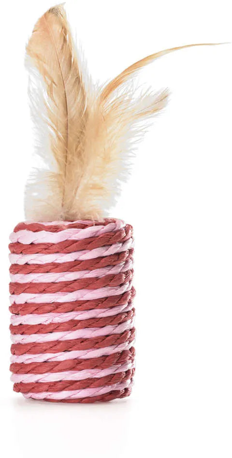 Cilindro de Sisal com Chocalho e Penas