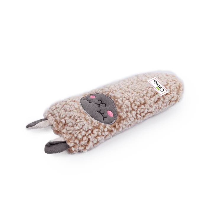 Brinquedo de Luta/Kicker Lhama Cuddler com Barulho Crocante e Catnip