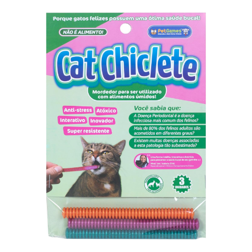 Brinquedo Para Morder Cat Chiclete Pet Games