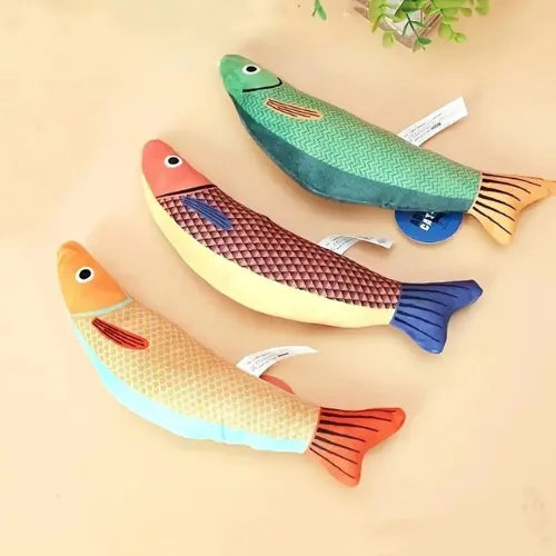 Brinquedo Peixe Kicker Estimulante com Catnip