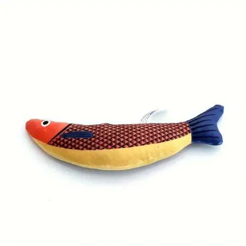 Brinquedo Peixe Kicker Estimulante com Catnip