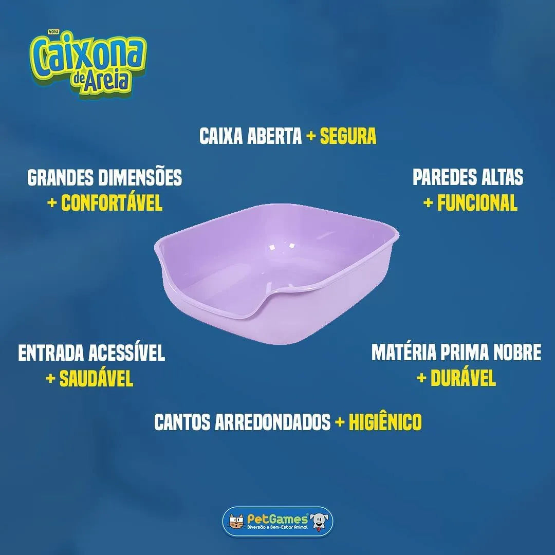 Caixona de Areia Sanitário Pet Games