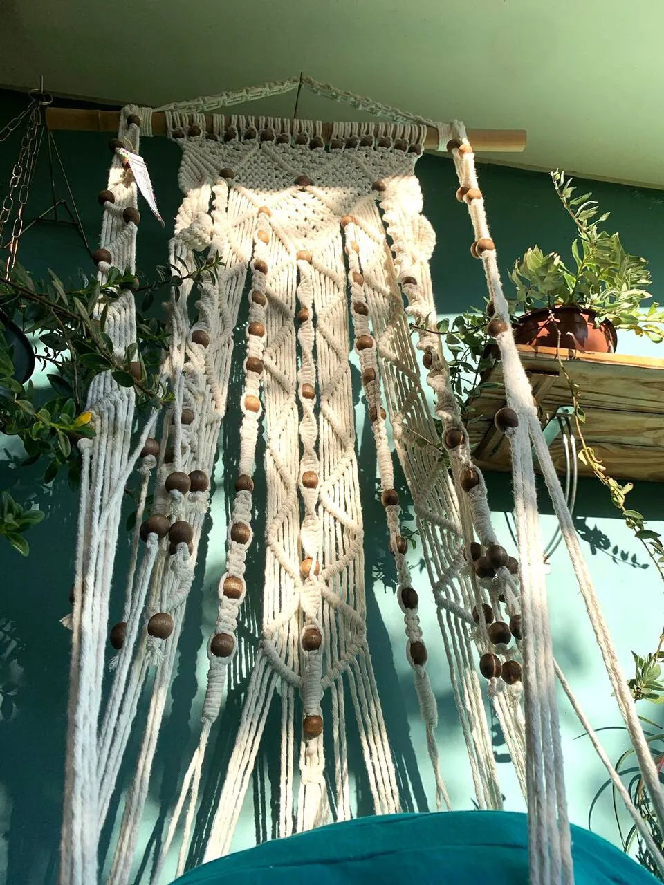 Cama Macramê Suspensa Himalaio - Artesanal