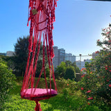 Cama Macramê Suspensa Persa - Artesanal