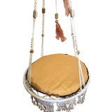 Cama Macramê Suspensa Abssínio - Artesanal