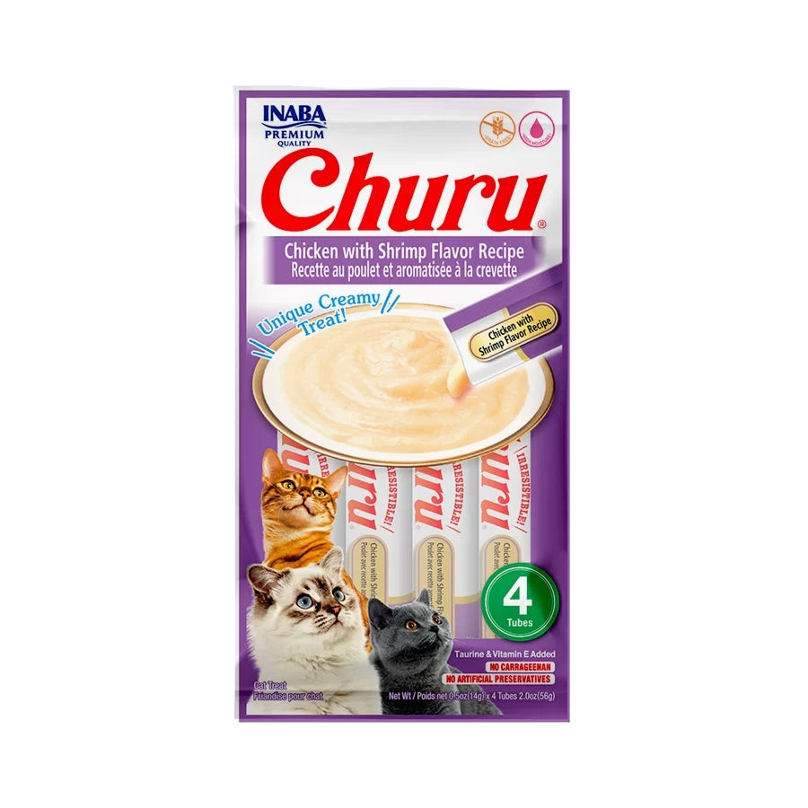 Churu Petisco Frango com Camarão 56g