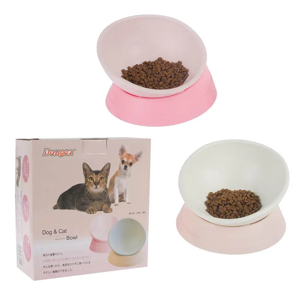 Comedouro de Silicone Regulável para Gatos