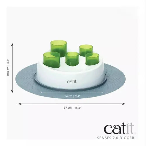 Comedouro Lento Catit Senses 2.0 Enriquecimento Alimentar