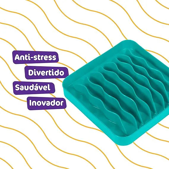Comedouro Lento e Funcional Pet Wave
