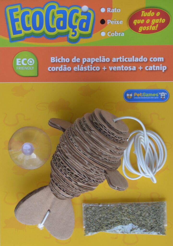 Brinquedo Eco Caça Peixe Pet Games