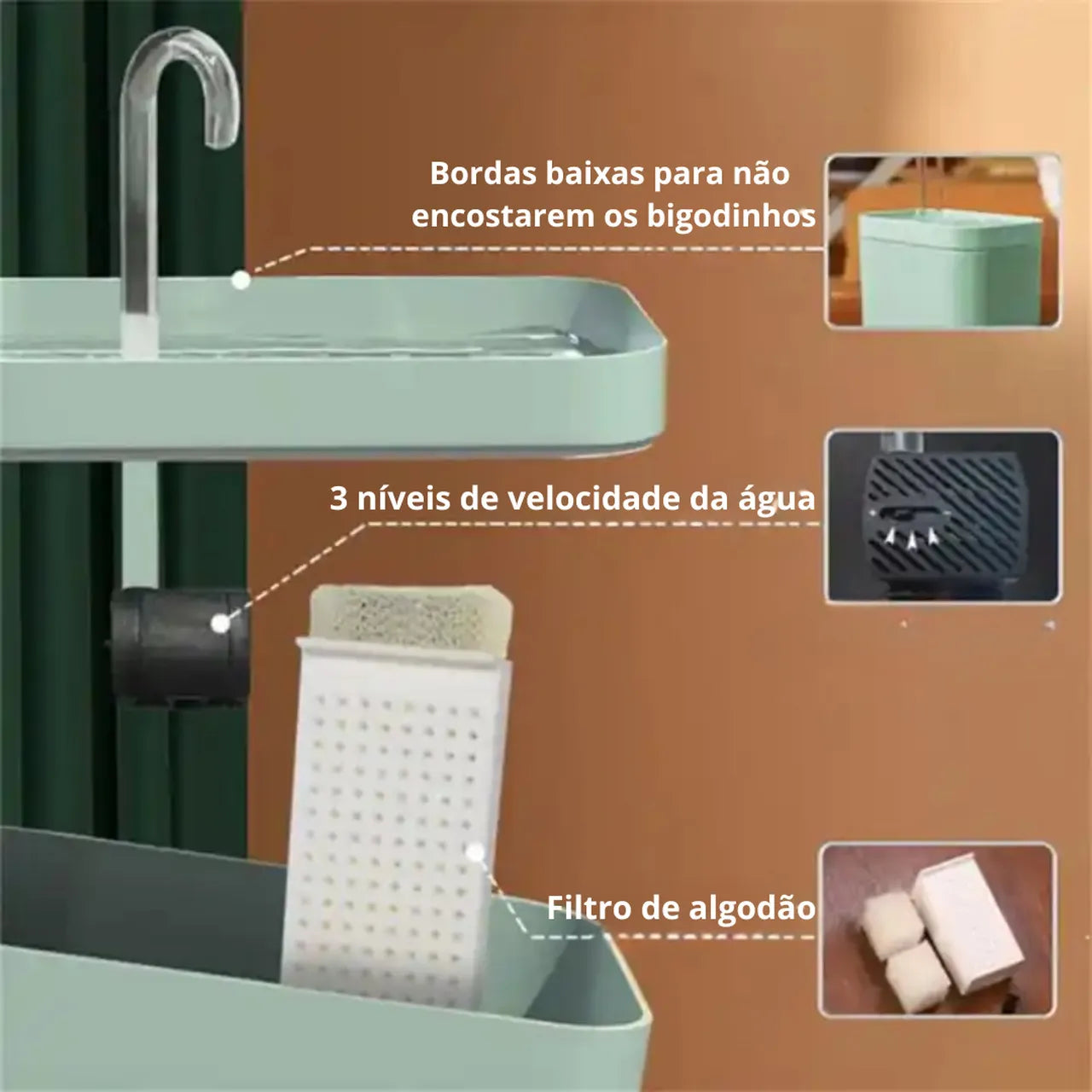 Fonte de Água Summer 1,5L - Super Silenciosa