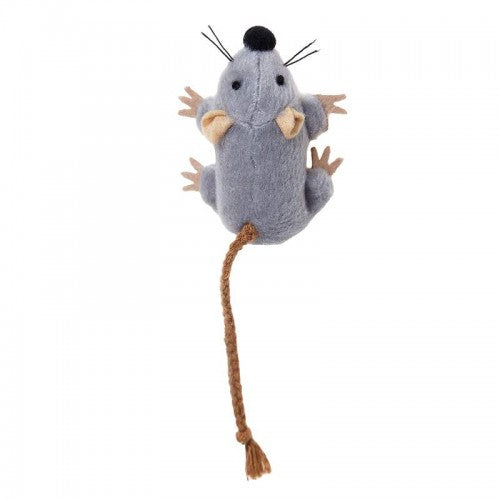 Brinquedo Ratinho de Pelúcia Cinza