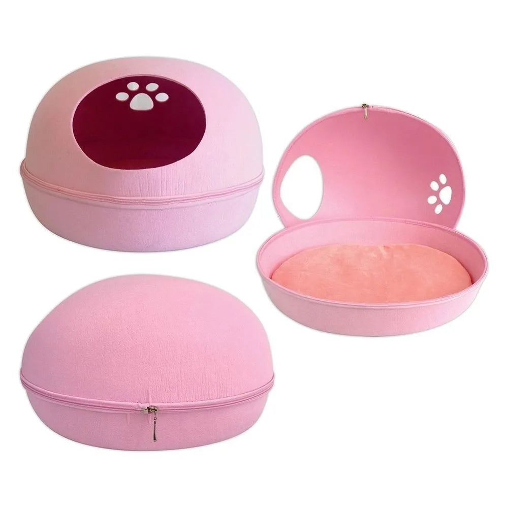 Toca Redonda para Gatos com Almofada