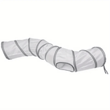 Túnel Poliester Cinza Longo Curvado