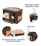 Bolsa de Transporte Companhias Aéreas Aerial Tamanho P - Marrom