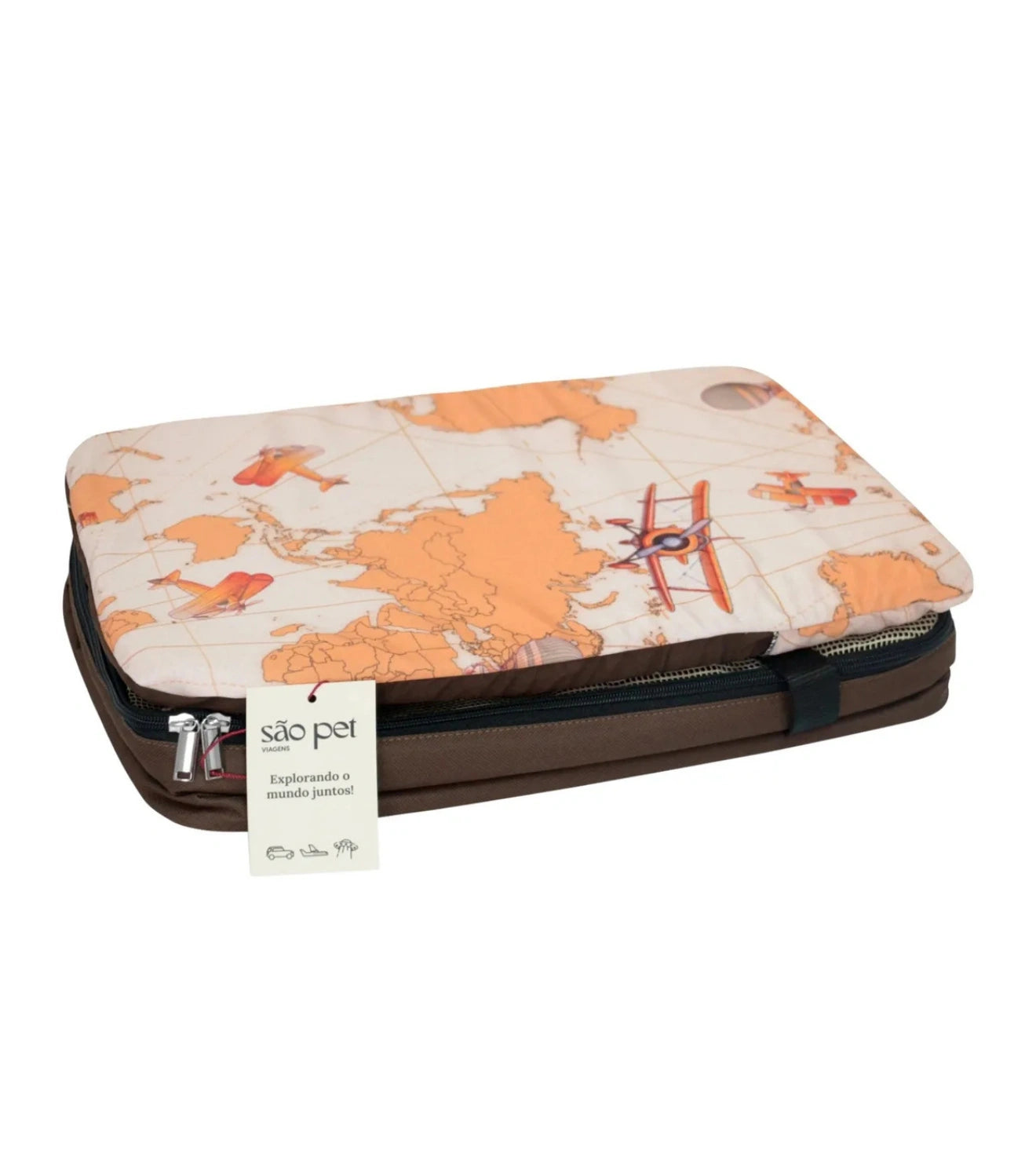 Bolsa de Transporte Companhias Aéreas Aerial Tamanho P - Marrom