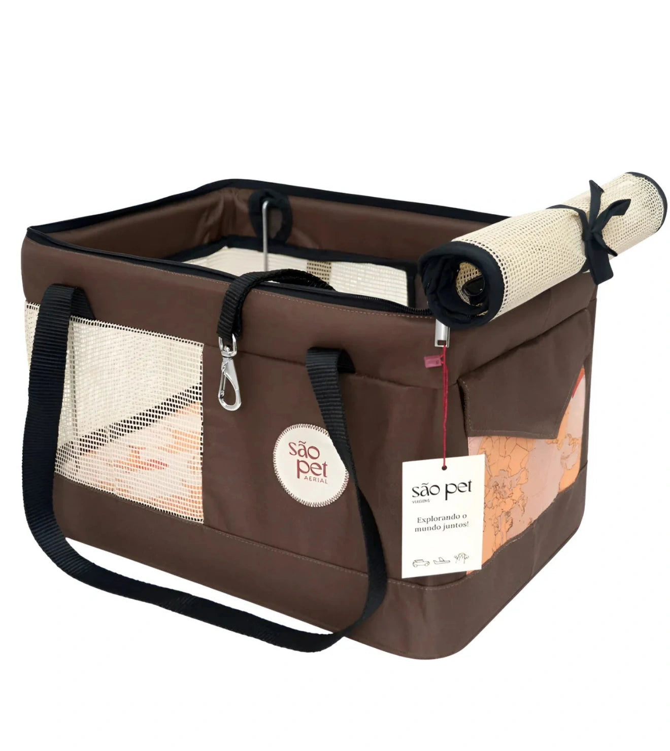 Bolsa de Transporte Companhias Aéreas Aerial Tamanho P - Marrom