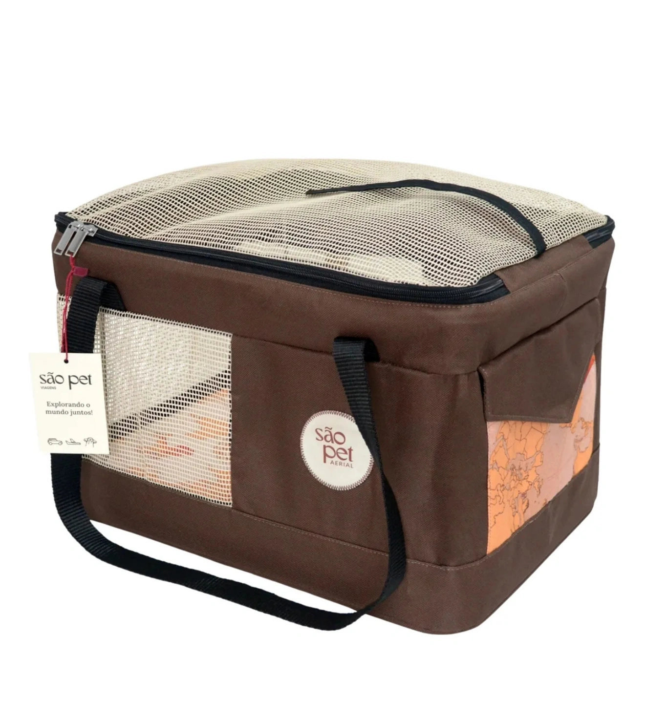 Bolsa de Transporte Companhias Aéreas Aerial Tamanho P - Marrom
