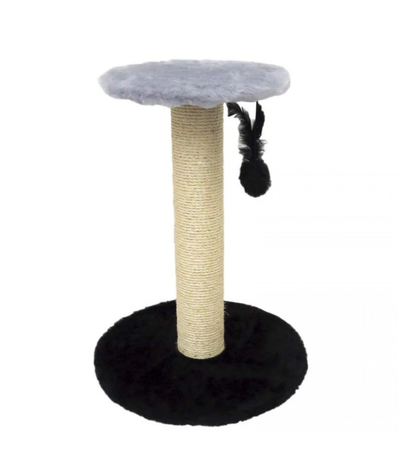 Arranhador Plataforma Peluciado Cinza