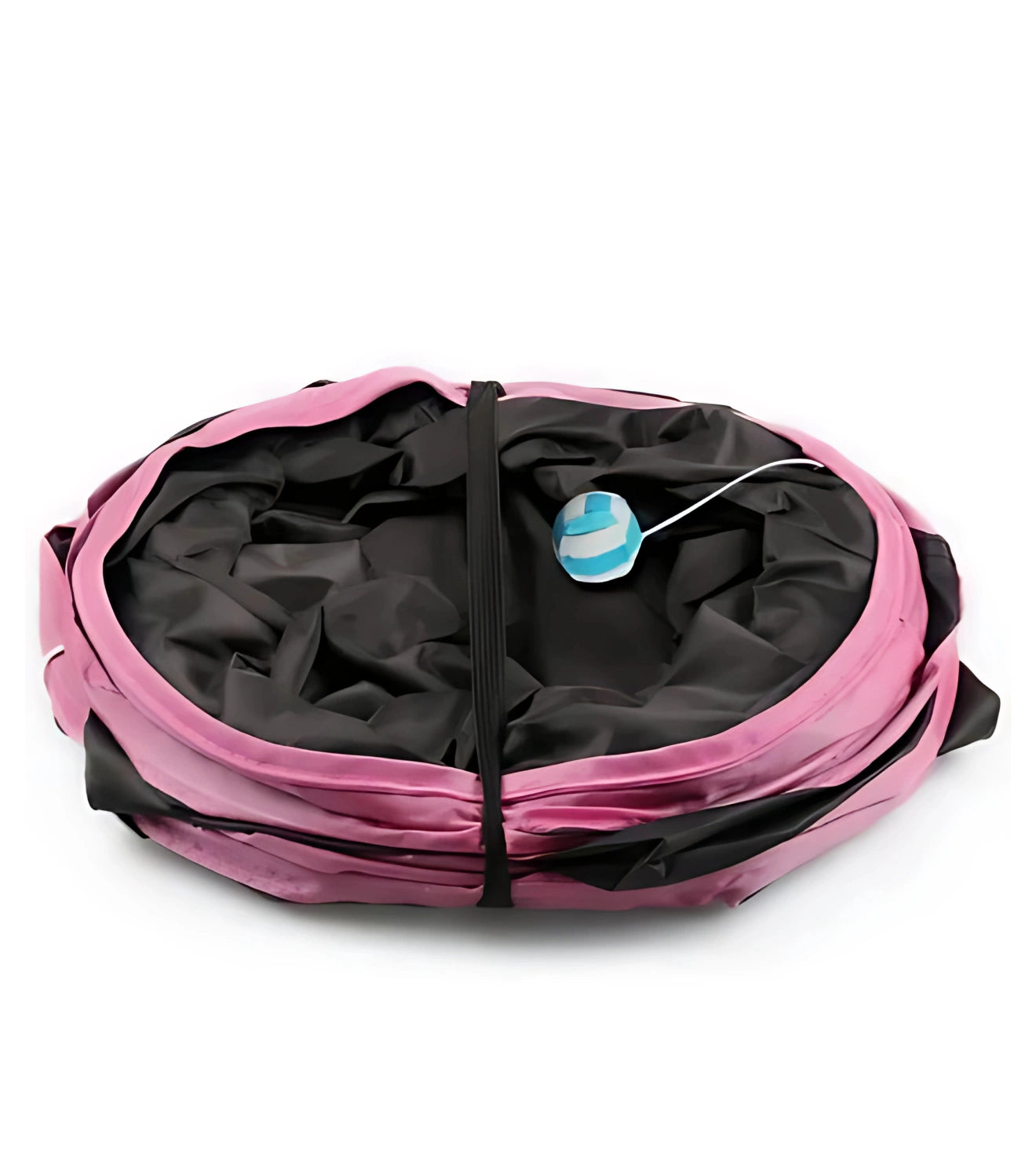 Túnel de Nylon Formato em "T" para Gatos - Rosa