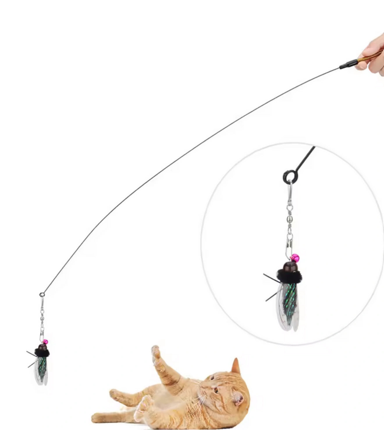 Brinquedo Isca Realista Mosca para Varinhas