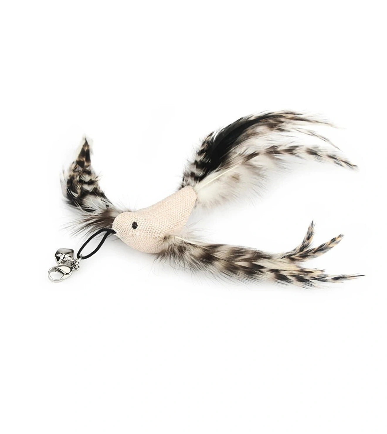 Brinquedo Isca Realista Pássaro Linho para Varinhas