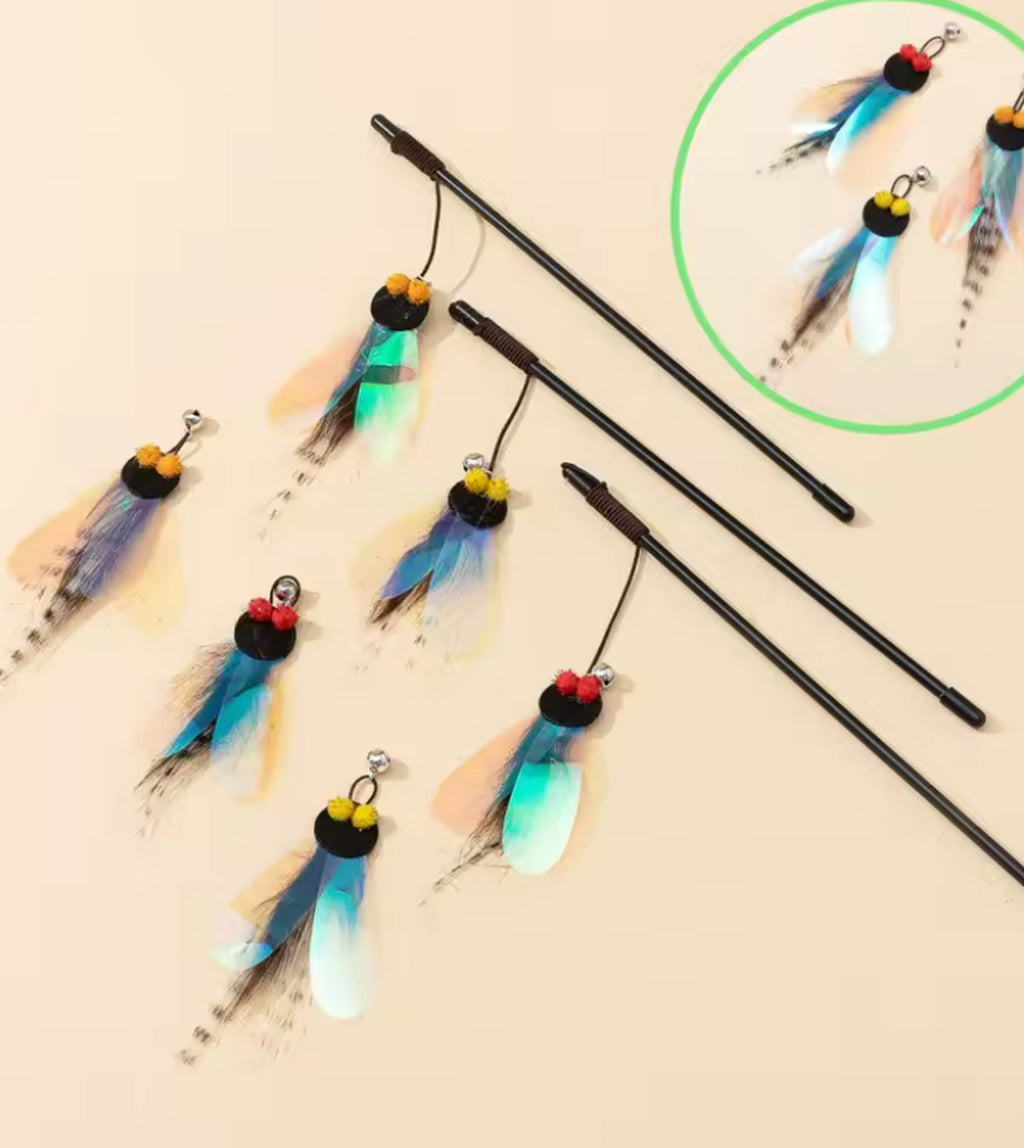 Brinquedo Varinha com Inseto Realista com Asas