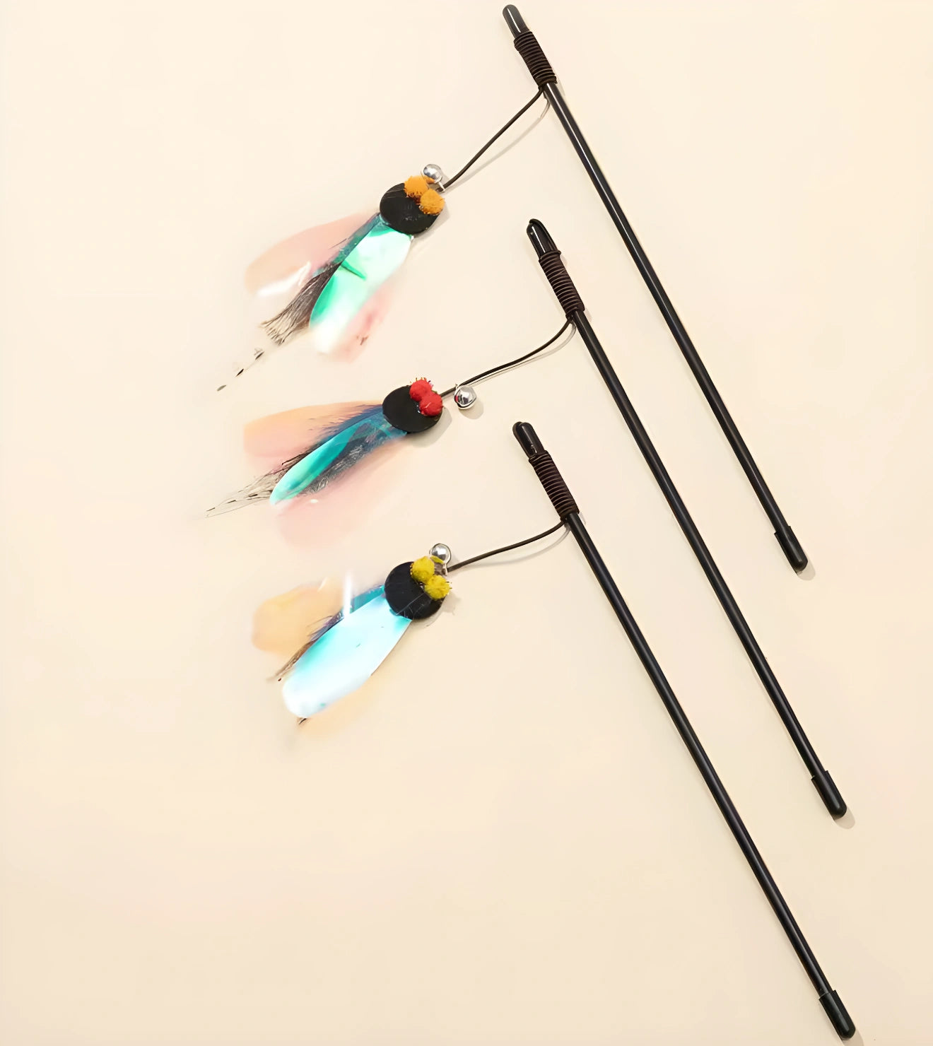 Brinquedo Varinha com Inseto Realista com Asas