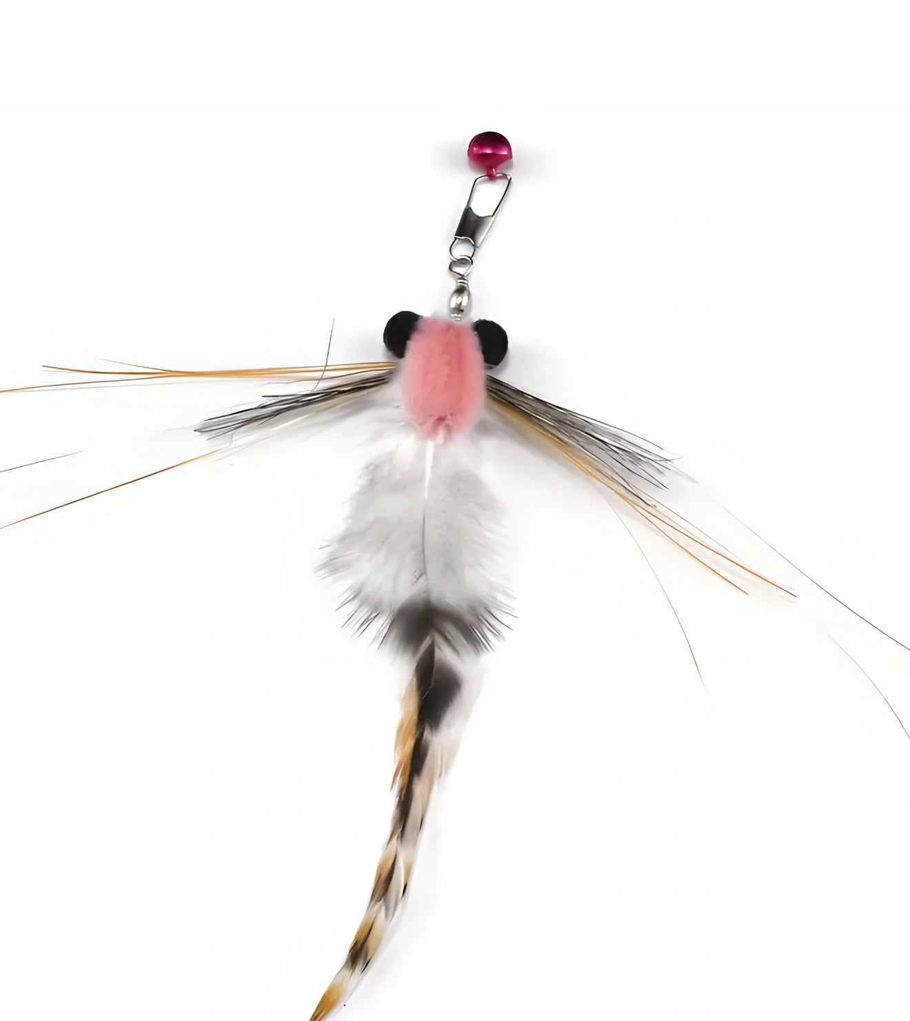 Brinquedo Isca Inseto Realista Mosquito Palha