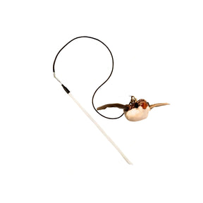 Brinquedo Isca Realista Pássaro Pardal para Varinhas