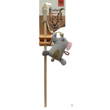 Brinquedo Varinha Elefante de Pelúcia para Gatos