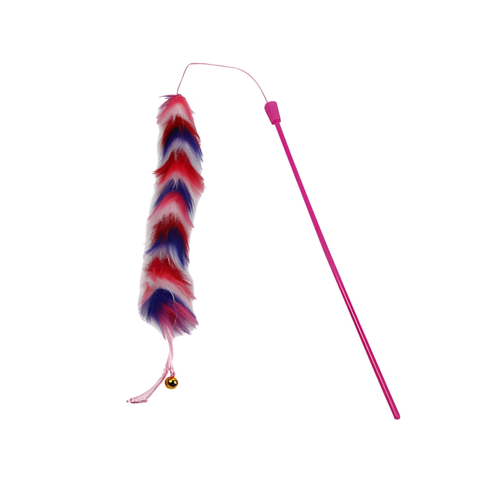 Brinquedo Varinha Rabo Peludo Pink