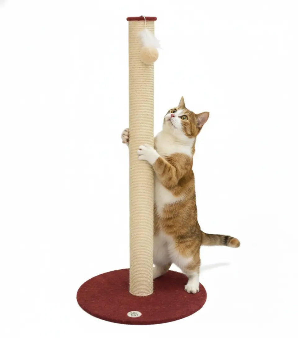 Arranhador Obelisco Bordô - 1 Metro de Altura