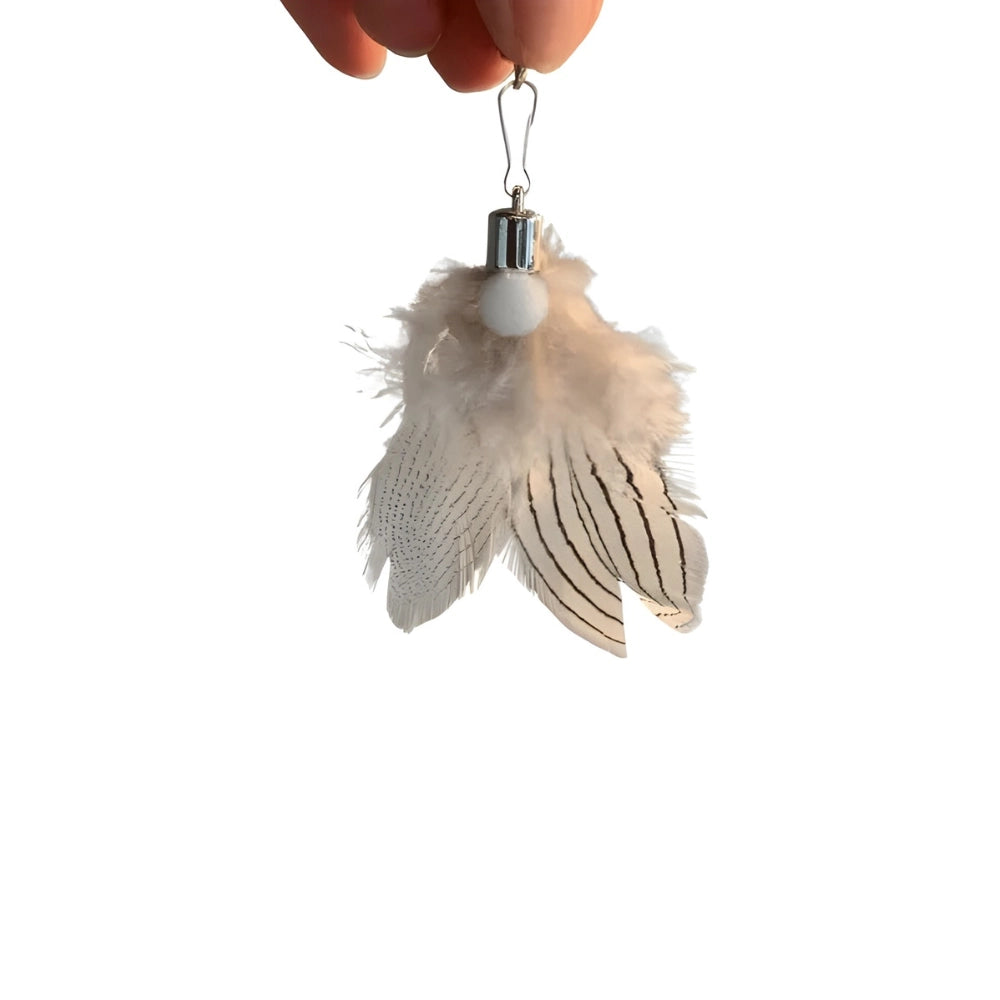 Brinquedo Isca Inseto Realista Branco e Preto