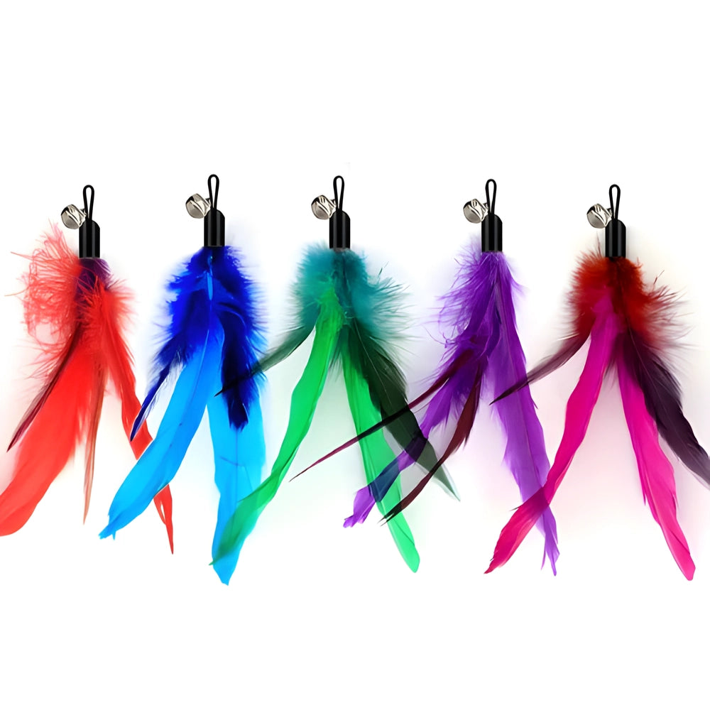 Brinquedo Isca Penas Coloridas - Sem Varinha