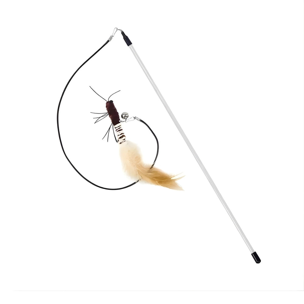 Brinquedo Isca Inseto Realista Marrom Divertido