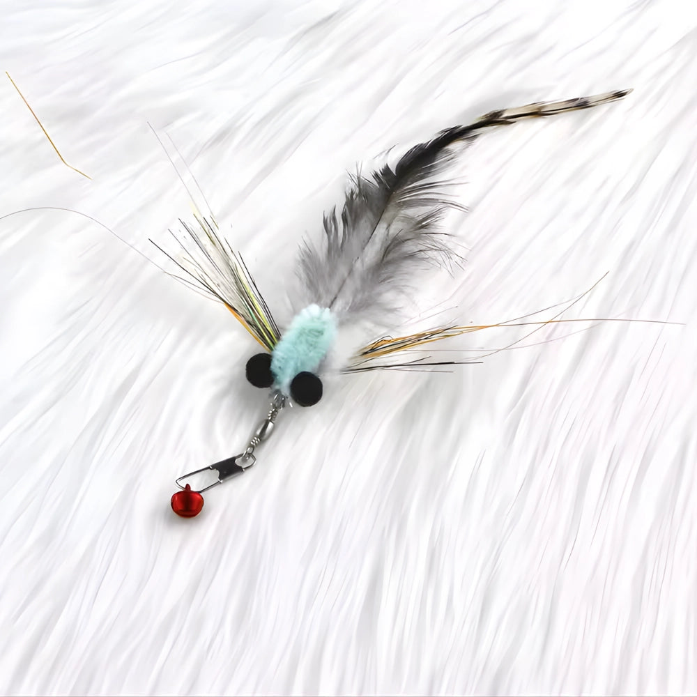 Brinquedo Isca Inseto Realista Mosquito Palha