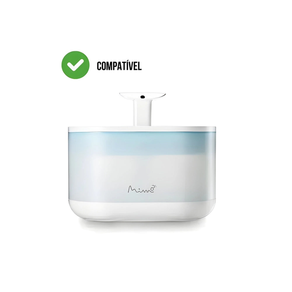 Refil Filtro para Fonte de Água Carvão Ativado - Modelo Oval