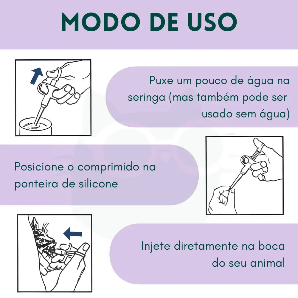 Aplicador de Comprimidos para Gatos