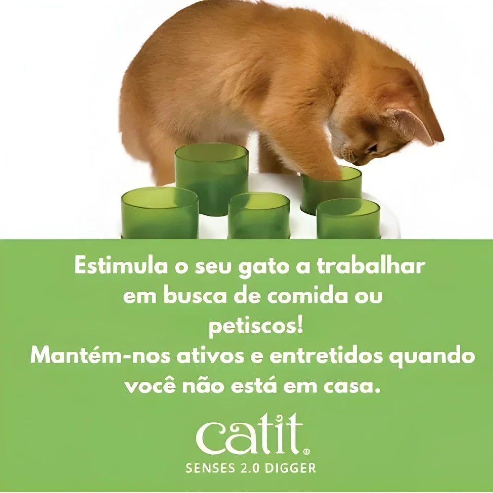 Comedouro Lento Catit Senses 2.0 Enriquecimento Alimentar