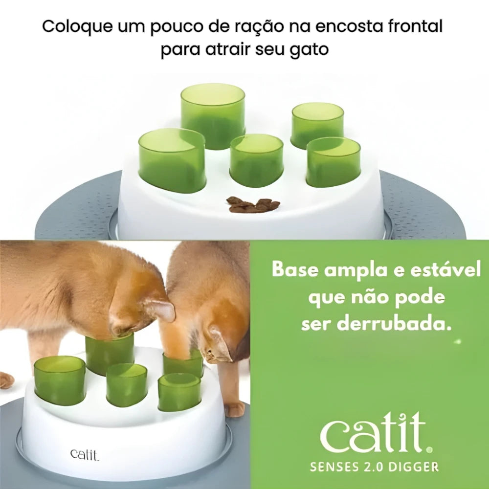 Comedouro Lento Catit Senses 2.0 Enriquecimento Alimentar