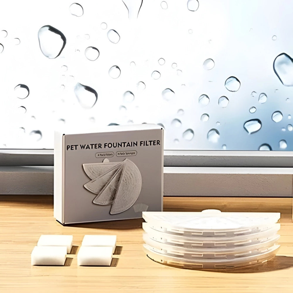 Refil Filtro para Fonte de Água Carvão Ativado - Modelo Meia Lua