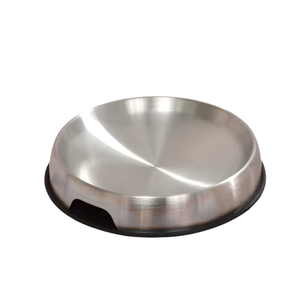 Comedouro/Bebedouro Aço Inoxidável Côncavo Antiderrapante Mundo Catnip