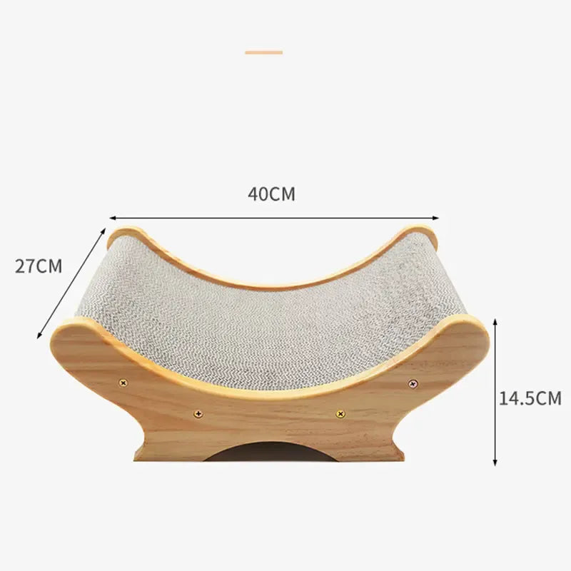 Arranhador Cama em Madeira Alta Durabilidade