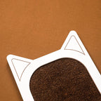 Arranhador Clean Cat Carpete Para Parede ou Chão - Preto/Branco