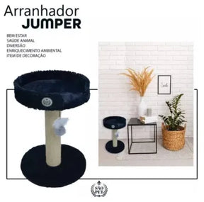 Arranhador com Caminha e Brinquedo Jumper