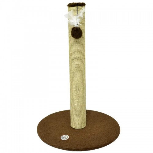 Arranhador Sisal Obelisco para Gatos 1 Metro - Com Bolinha